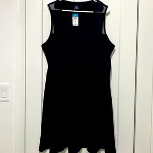 NWT Rue + Sleeveless Black Stretch Sheath Dress |Size 2X